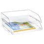 Archivo 2000 Bandeja Apilable Apaisada A4 y Folio Cristal Transparente