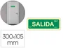 Archivo 2000 Pack de 2 Señales de Salida Fotoluminiscentes Verde PVC