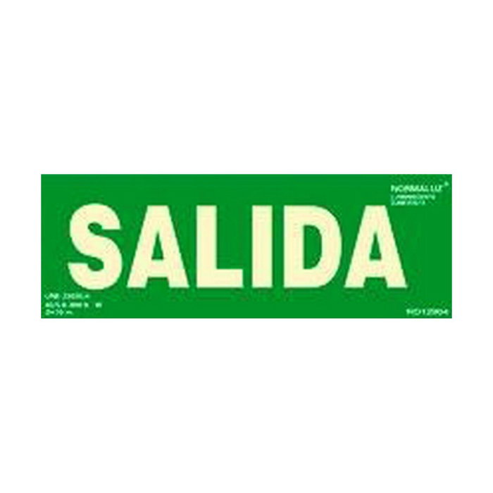 Archivo 2000 Pack de 2 Señales de Salida Fotoluminiscentes Verde PVC