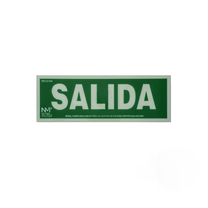Archivo 2000 Pack de 2 Señales de Salida Fotoluminiscentes Verde PVC