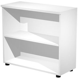 Artexport Estantería Baja Presto Abierta 1 Estante 22 mm Regulable Con Trasera Blanco 80x35x72 cm