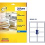 Avery Etiquetas Adhesivas Transparentes para Sobres e Inkjet, 25 Hojas