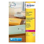 Avery Etiquetas Adhesivas Mini 38,1x21,2 mm Transparentes para Láser