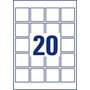 Avery Etiquetas Adhesivas para Códigos QR 45x45mm Blanco