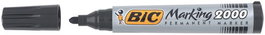 Bic Marcador Permanente Marking 2000 Punta Redonda Negro Caja 12 Unidades