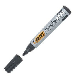 Bic Marcador Permanente Marking 2000 Negro Caja de 12 Unidades