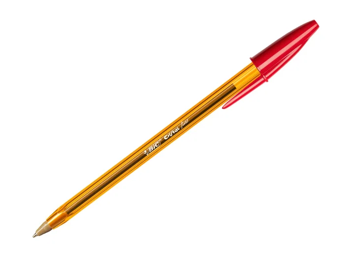Bic Bolígrafo Cristal Original Fine Rojo Caja 50 UD