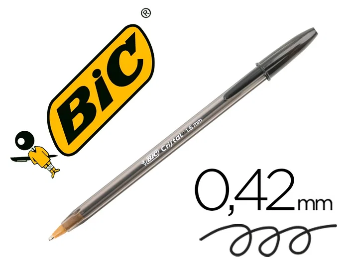 Bic Bolígrafo Cristal Large negro