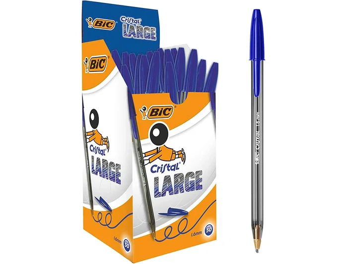BIC Bolígrafo Cristal Large azul BIC Bolígrafo Cristal Large azul