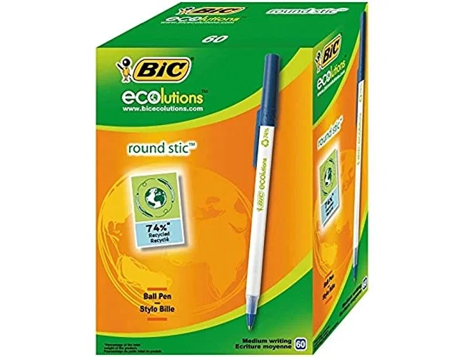 Bic Ecolutions Round Stic Azul