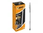 BIC Cristal Celebration Plata con Tinta Negra, Caja de 20 Unidades