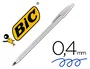 Bic Cristal Celebration Plata con Tinta Negra (Caja de 20 unidades)