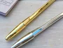 Bic Cristal Celebration Bolígrafo Oro con Tinta Azul (Caja de 20 unidades)