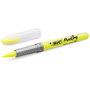 Bic Marcador Fluorescente Highlighter Flex Punta Pincel Amarillo Caja 12 Ud