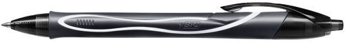 Bic Gelocity Quick Dry Bolígrafo Retráctil con Tinta Gel Negra de 0,7 mm