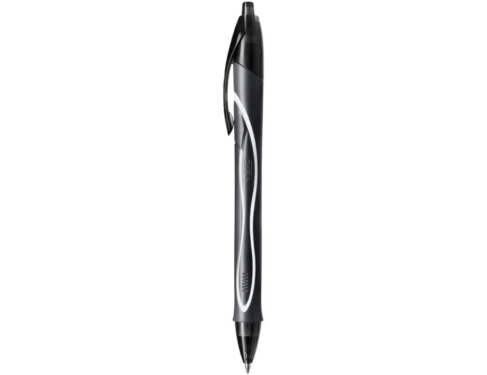 Bic Gelocity Quick Dry Bolígrafo Retráctil con Tinta Gel Negra de 0,7 mm
