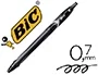 Bic Boligrafo Gelocity Quick Dry Retractil Tinta Gel Negro Punta 0,7 mm