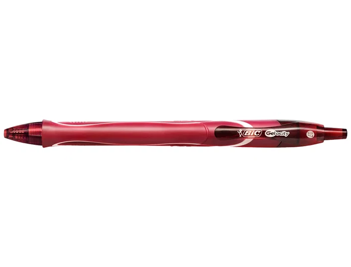 Bic Gelocity Quick Dry Bolígrafo Retráctil Tinta Gel Roja 0,7 mm (Pack de 12)