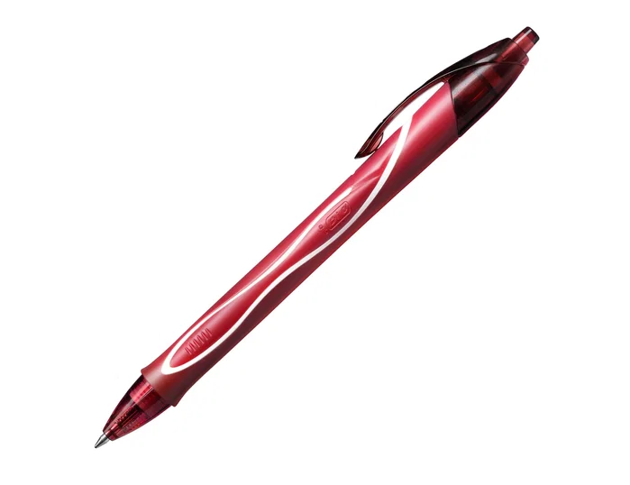 Bic Gelocity Quick Dry Bolígrafo Retráctil Tinta Gel Roja 0,7 mm (Pack de 12)
