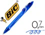 Bic Bolígrafo Gelocity Quick Dry Retráctil Tinta Gel Azul Punta 0,7 mm Trazo 0,3 mm