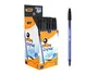 Bic Cristal Soft B50 Negro Caja de 50 Unidades