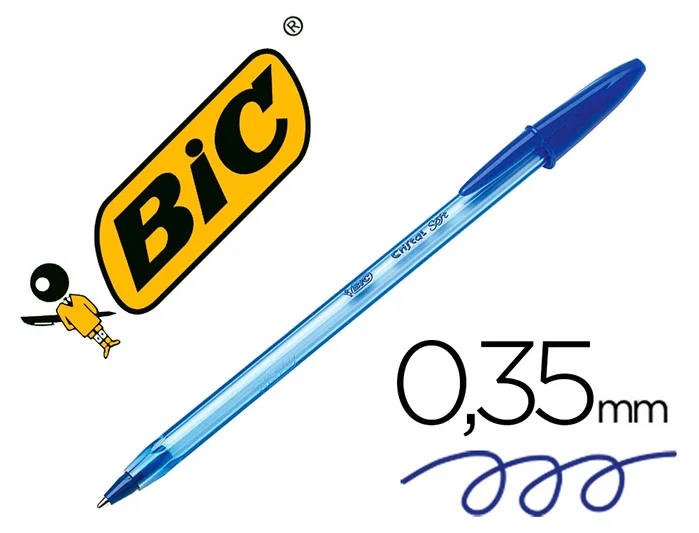Bic Cristal Soft Azul Caja de 50 Unidades