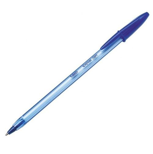 Bic Cristal Soft Bolígrafos Azul Caja de 50 Unidades
