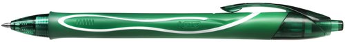 Bic Gelocity Quick Dry Bolígrafo Retráctil Tinta Gel Verde 0,7 mm