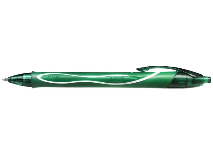 Bic Bolígrafo Gelocity Quick Dry Retráctil Tinta Gel Verde Punta 0,7 mm