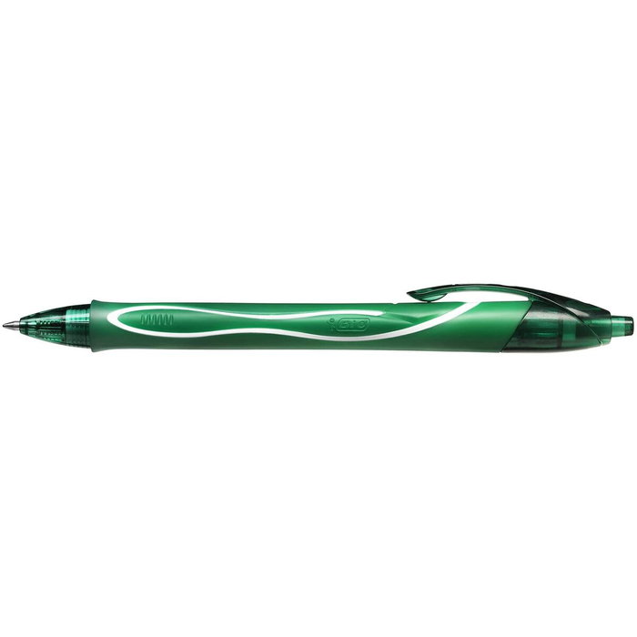 Bic Gelocity Quick Dry Bolígrafo Retráctil Tinta Gel Verde 0,7 mm