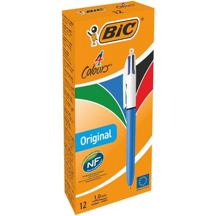 Bic Bolígrafo clásico tinta 4 colores Bic Bolígrafo clásico tinta 4 colores
