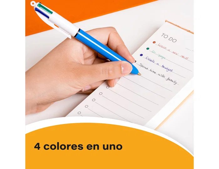 Bic Bolígrafo clásico tinta 4 colores Bic Bolígrafo clásico tinta 4 colores