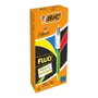 Bic Bolígrafo 4 Colores Fluorescentes Retráctil Caja 12 UD