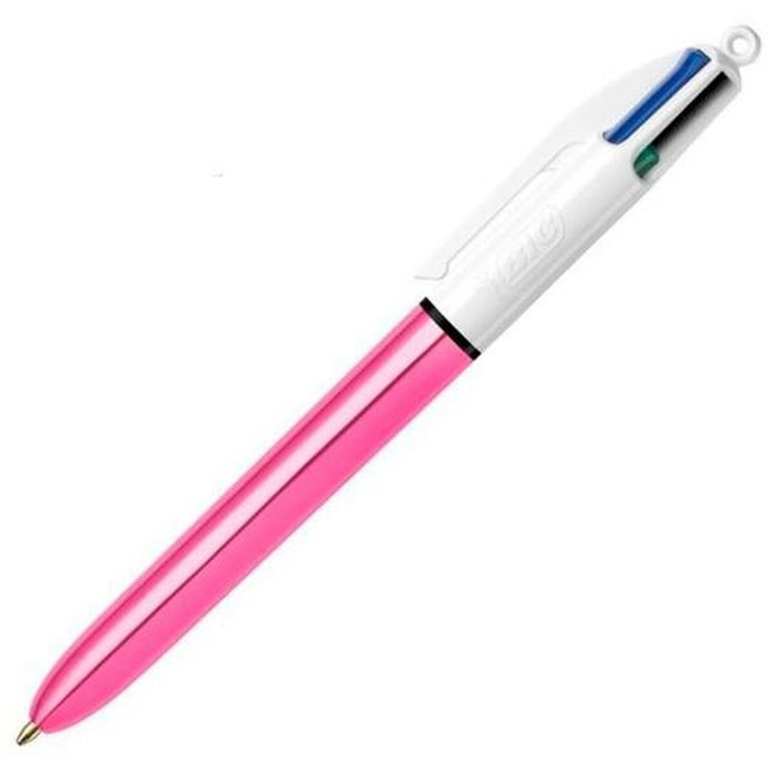 Bic Bolígrafo 4 Colores Shine Rosa Metálico Bic Bolígrafo 4 Colores Shine Rosa Metálico