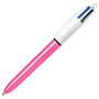 Bic Bolígrafo 4 Colores Shine Rosa Metálico