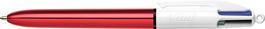 Boligrafo De 4 Colores Bic Shine Red (Set de 12)