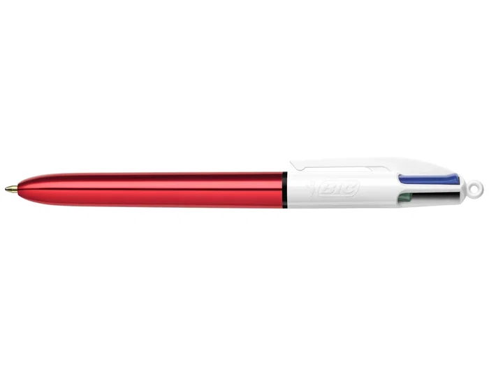 Bic Bolígrafo 4 Colores Shine Rojo Punta de 1 mm Bic Bolígrafo 4 Colores Shine Rojo Punta de 1 mm