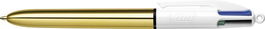 Boligrafo De 4 Colores Bic Shine Gold (Set de 12)