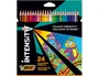 Bic Lápices de Colores Intensity Triangle, 24 Unidades, Colores Surtidos