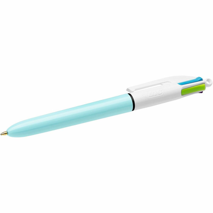 BIC Bolígrafo 4 Colores Fun Pastel Cuerpo Azul BIC Bolígrafo 4 Colores Fun Pastel Cuerpo Azul