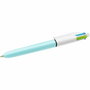 BIC Bolígrafo 4 Colores Fun Pastel Cuerpo Azul