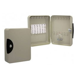 Bismark 319902 Caja Guardallaves Metálica para 54 Llaves, Color Gris