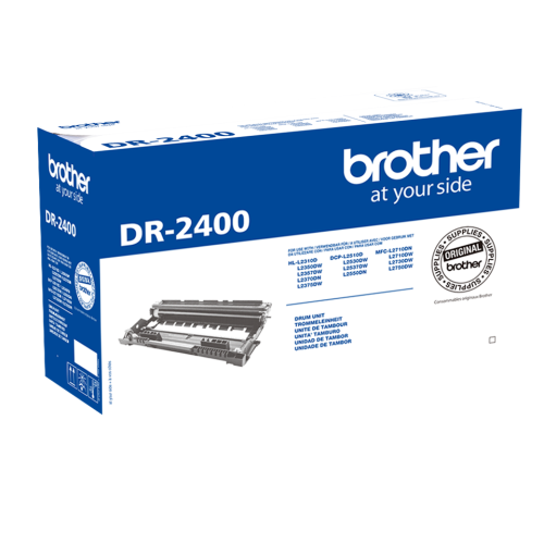 Brother DR-2400 Unidad de tambor Negro Brother DR-2400 Unidad de tambor Negro