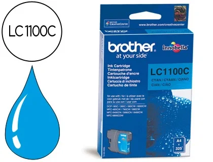 Brother LC1100C Cartucho de Tinta Cian Original Innobella Brother LC1100C Cartucho de Tinta Cian Original Innobella