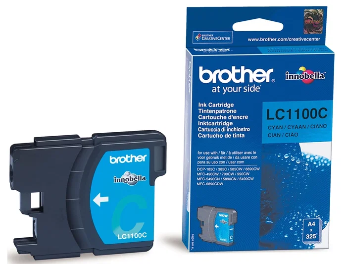 Brother LC1100C Cartucho de Tinta Cian Original Innobella Brother LC1100C Cartucho de Tinta Cian Original Innobella