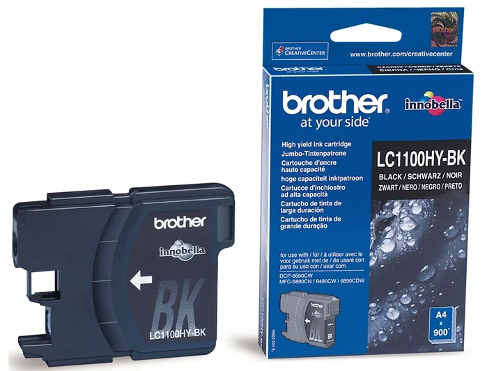 Brother LC1100HYBK Cartucho de tinta Negro de alta capacidad Brother LC1100HYBK Cartucho de tinta Negro de alta capacidad
