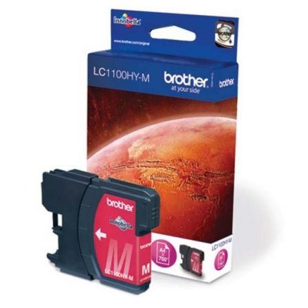 Brother Cartucho de Tinta Magenta LC1100HYM Alta Capacidad