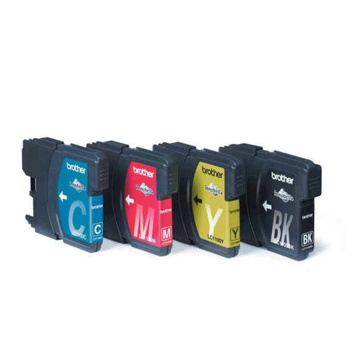 Brother LC1100VALBP Pack de 4 Cartuchos de Tinta (BK/C/M/Y)