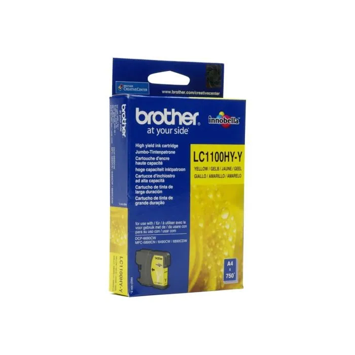 Brother LC1100Y Cartucho de tinta Amarillo