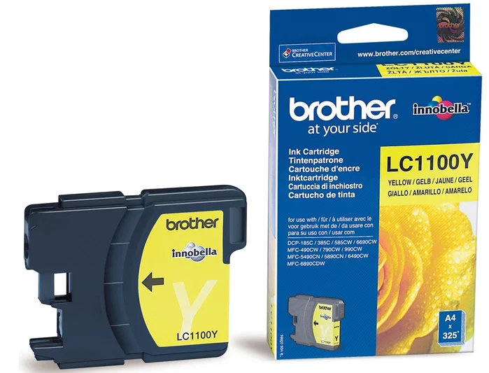 Brother LC1100Y Cartucho de tinta Amarillo